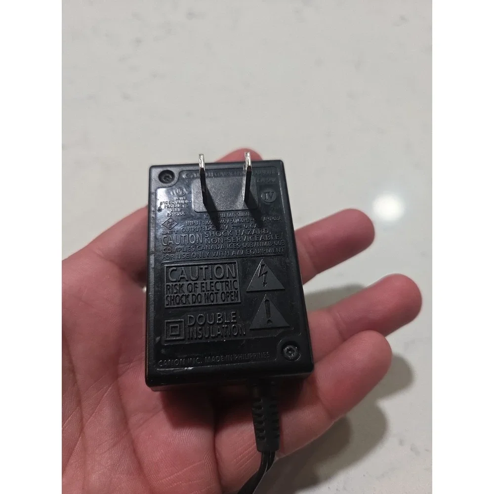 Genuine Canon CA-590 Compact Power Adapter OEM AC Charger Cord ZR800 ZR900 VIXIA